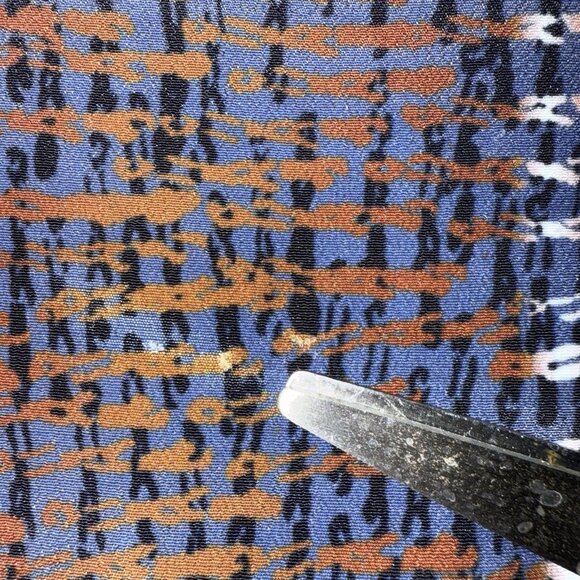 Bassiri Limited Collection Mens L Multicolor Striped Short Sleeve Shirt - Picture 6 of 8